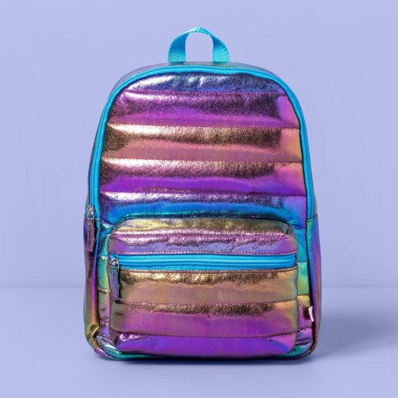 More Than Magic Other - Girls Iridescent Metallic Backpack